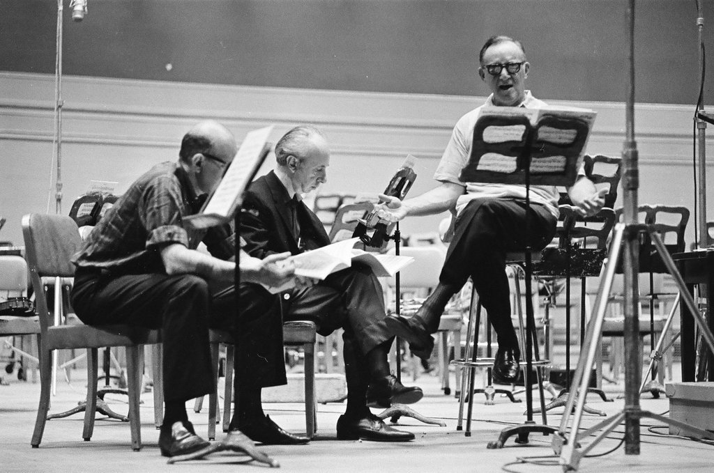 Benny Goodman records with Chicago Symphony Orchestra - Jack Dykinga for Chicago Sun-Times