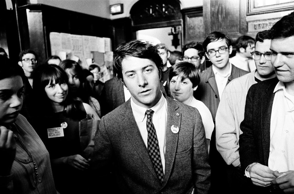 Dustin Hoffman visits college - John Tweedle for Chicago Sun-Times