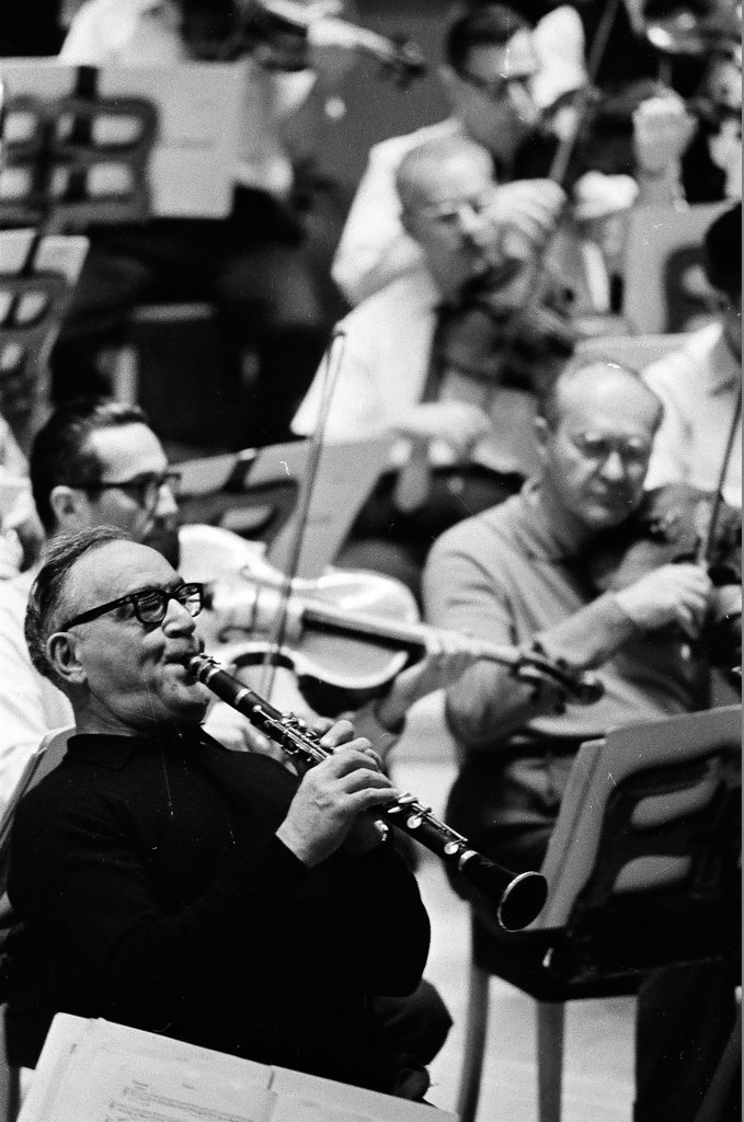 Benny Goodman plays with Chicago Symphony Orchestra - Jack Dykinga for Chicago Sun-Times