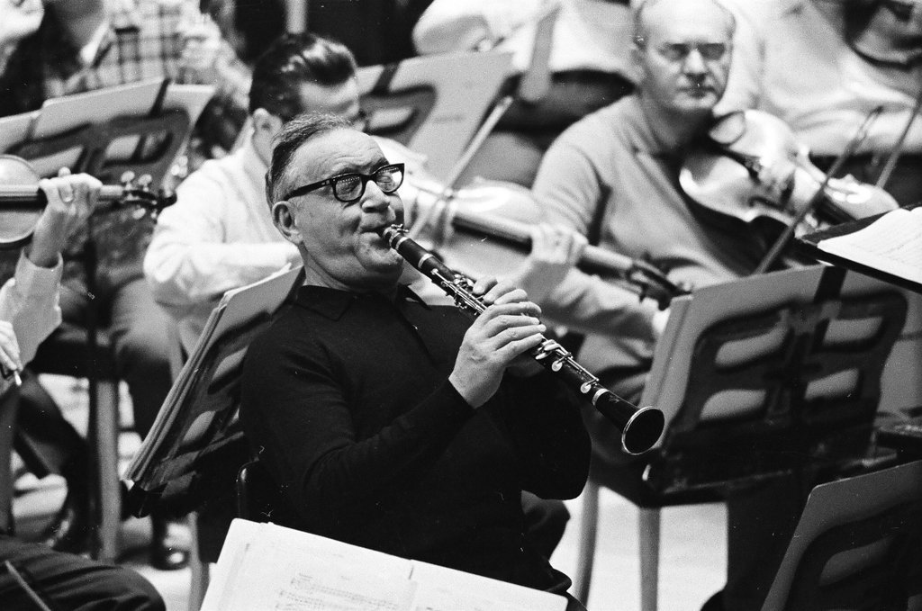 Benny Goodman plays with Chicago Symphony Orchestra - Jack Dykinga for Chicago Sun-Times