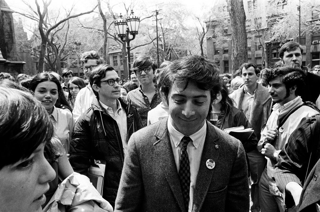 Dustin Hoffman visits college - John Tweedle for Chicago Sun-Times