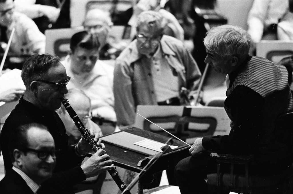 Benny Goodman plays with Chicago Symphony Orchestra - Jack Dykinga for Chicago Sun-Times