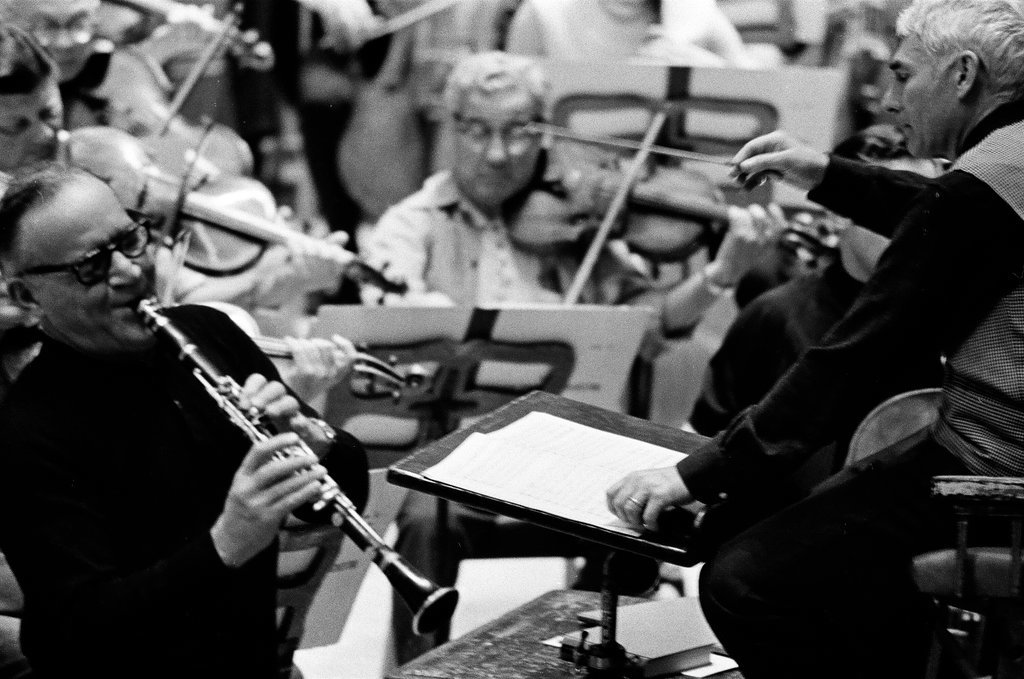 Benny Goodman plays with Chicago Symphony Orchestra - Jack Dykinga for Chicago Sun-Times