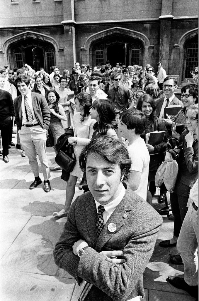 Dustin Hoffman visits college - John Tweedle for Chicago Sun-Times
