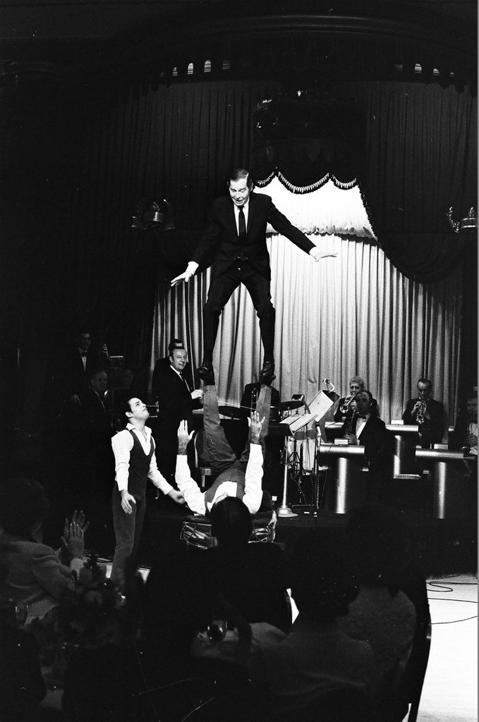 Milton Berle performs at the Palmer House - Don Bierman for Chicago Sun-Times