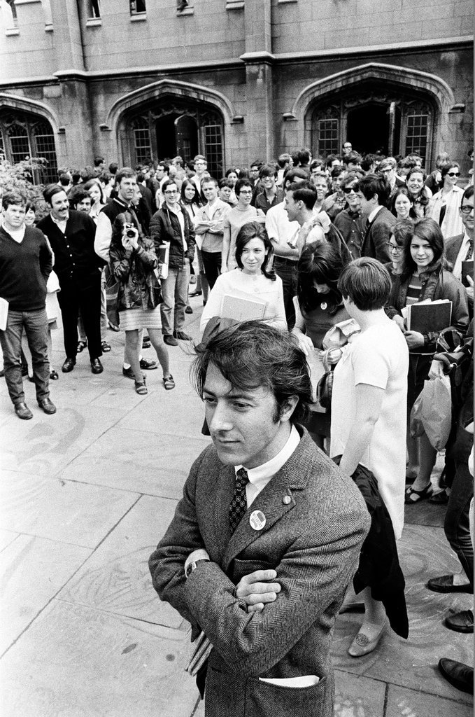 Dustin Hoffman visits college - John Tweedle for Chicago Sun-Times