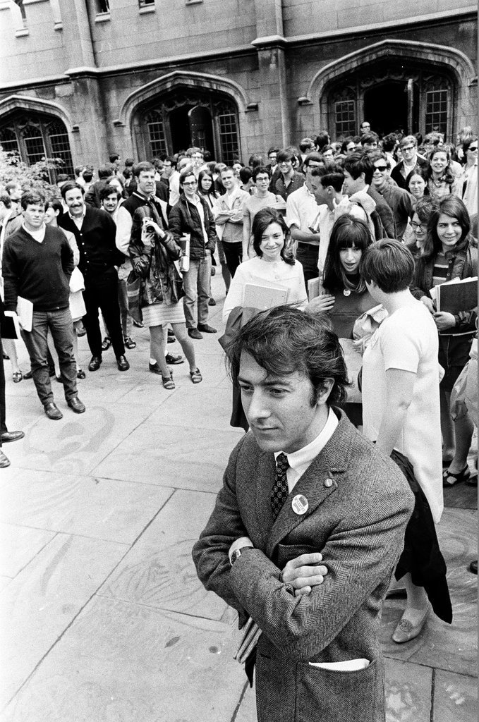 Dustin Hoffman visits college - John Tweedle for Chicago Sun-Times