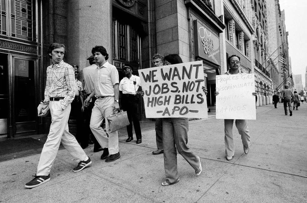 Protest at Peoples Gas - Chicago Sun-Times