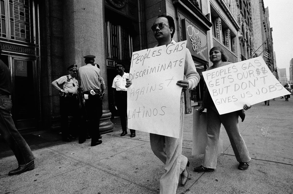 Protest at Peoples Gas - Chicago Sun-Times
