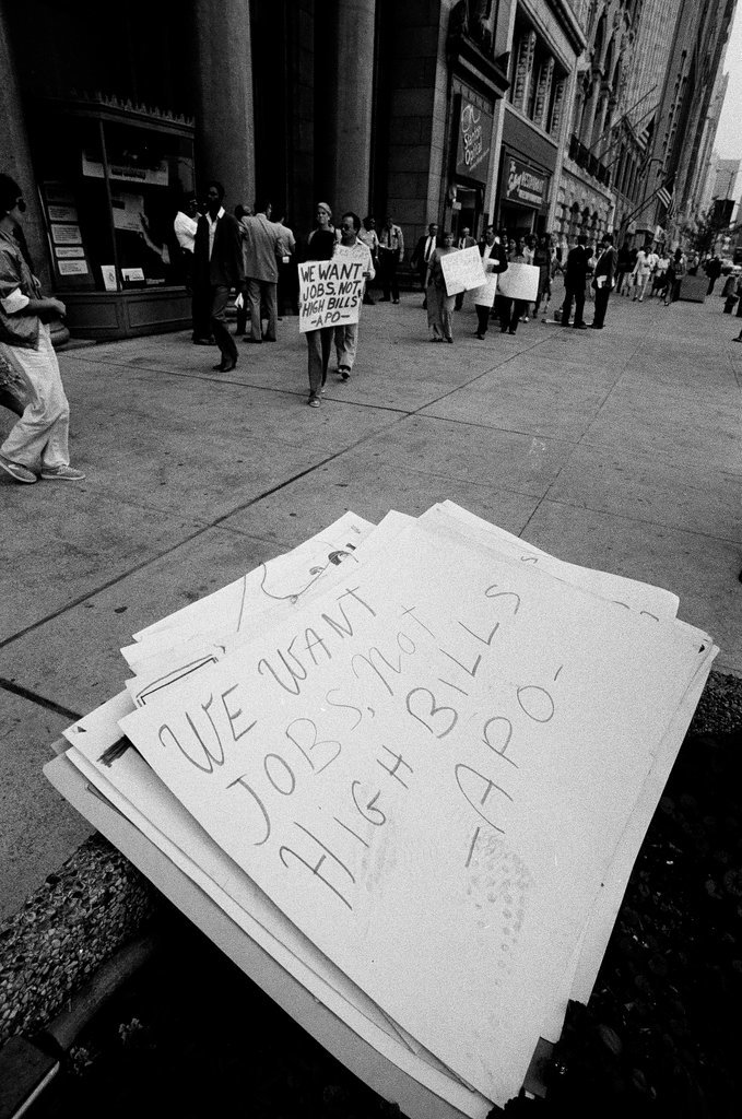 Protest at Peoples Gas - Chicago Sun-Times
