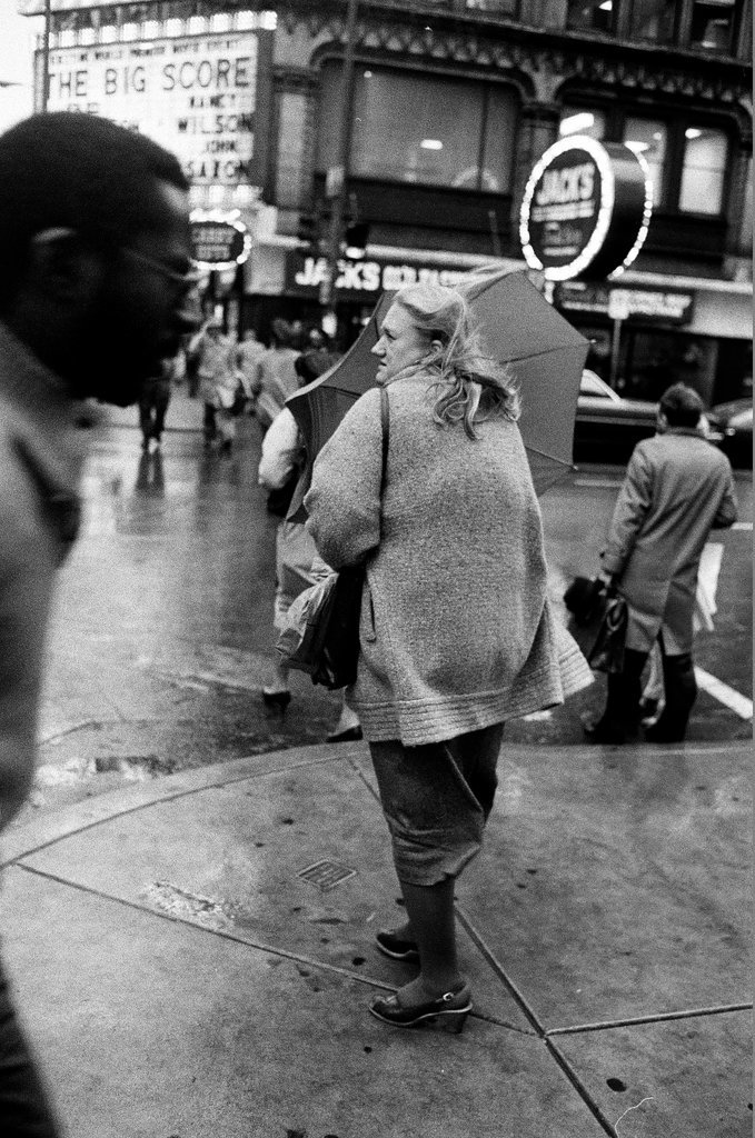 Rainy day in the Loop - John H. White for Chicago Sun-Times