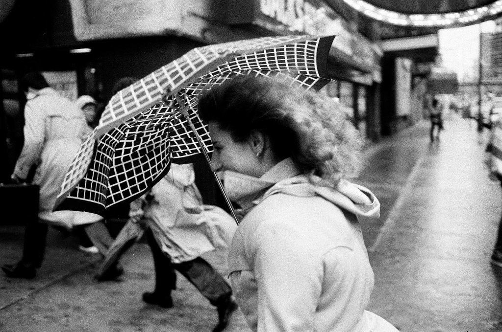 Rainy day in the Loop - John H. White for Chicago Sun-Times
