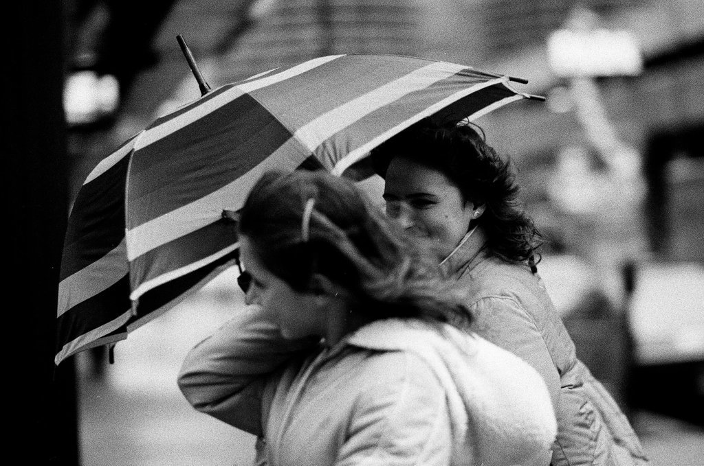 Rainy day in the Loop - John H. White for Chicago Sun-Times