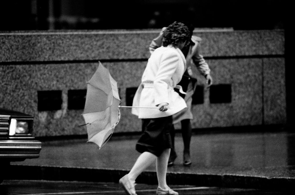 Rainy day in the Loop - John H. White for Chicago Sun-Times