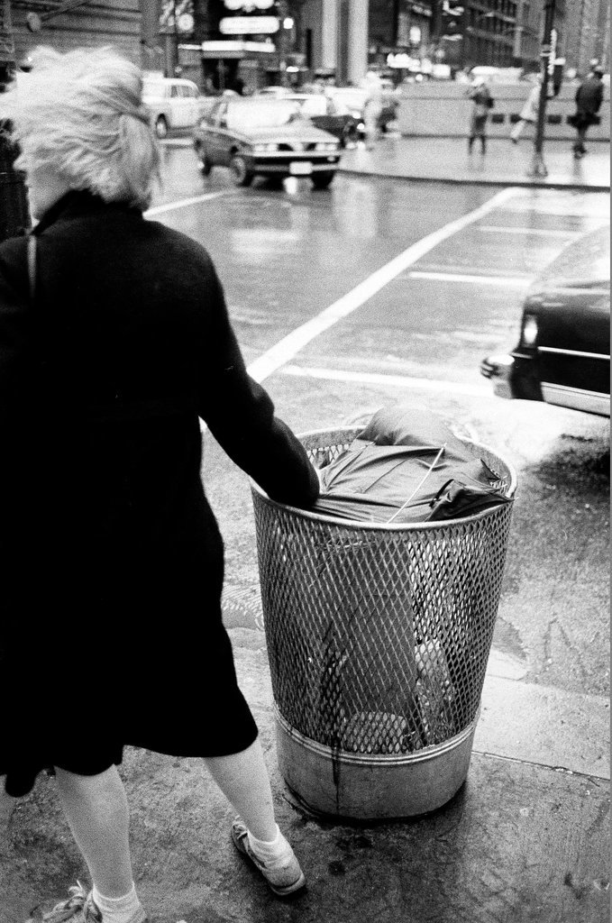 Rainy day in the Loop - John H. White for Chicago Sun-Times