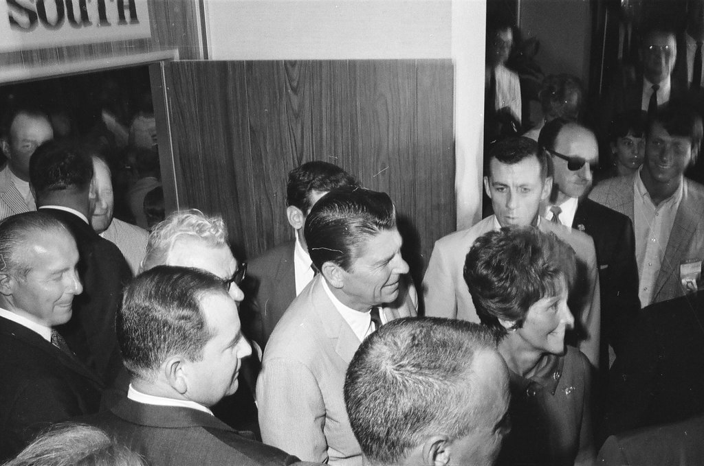 Ronald and Nancy Reagan at Republican convention in Miami - Chicago Sun-Times