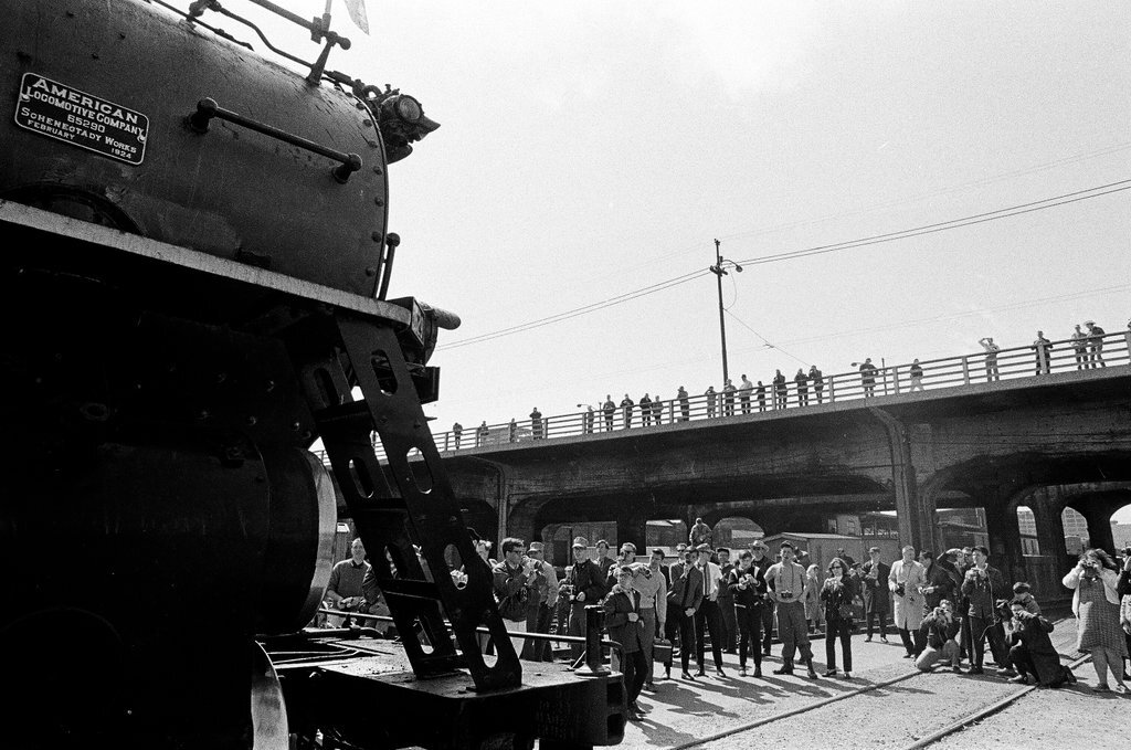 Steam engine at Dearborn Station - Jack Dykinga for Chicago Sun-Times