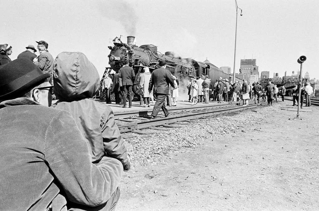 Steam engine at Dearborn Station - Jack Dykinga for Chicago Sun-Times