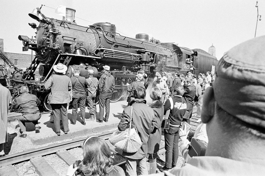 Steam engine at Dearborn Station - Jack Dykinga for Chicago Sun-Times