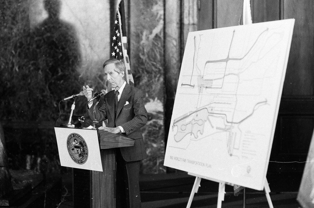 Plans for 1992 World's Fair - Pete Souza for Chicago Sun-Times