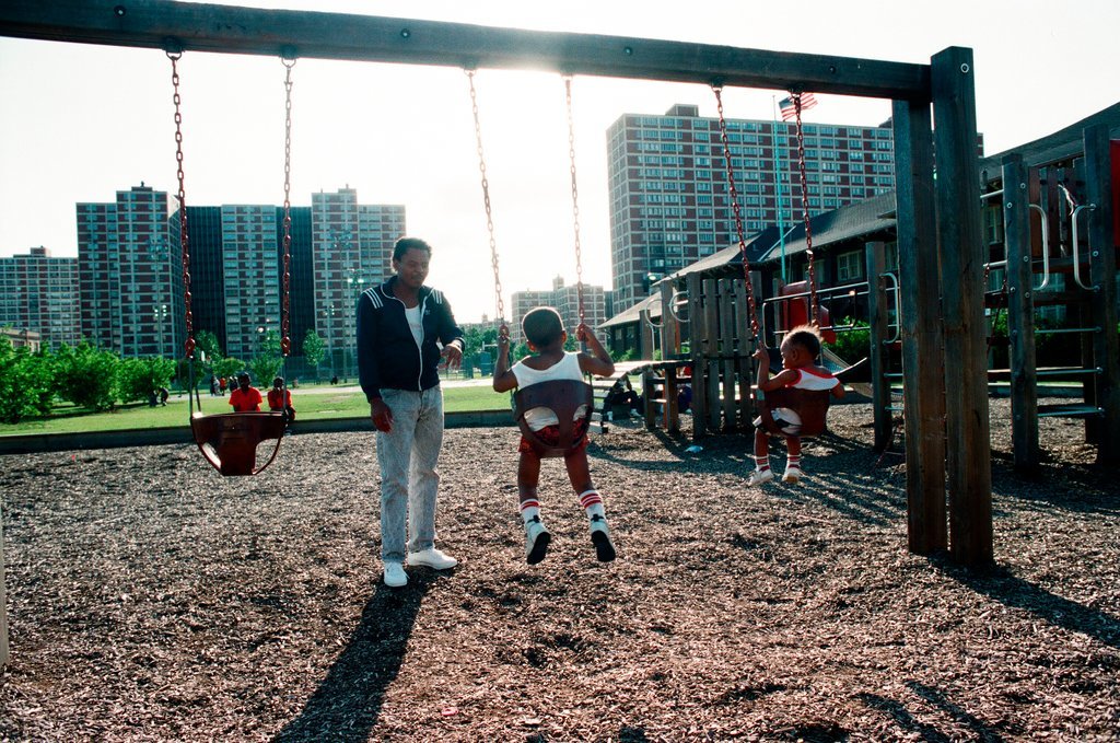 Playground at Cabrini Green - Chicago Sun-Times