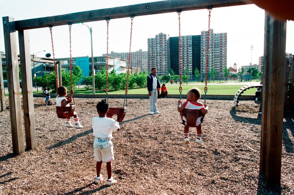 Playground at Cabrini Green - Chicago Sun-Times