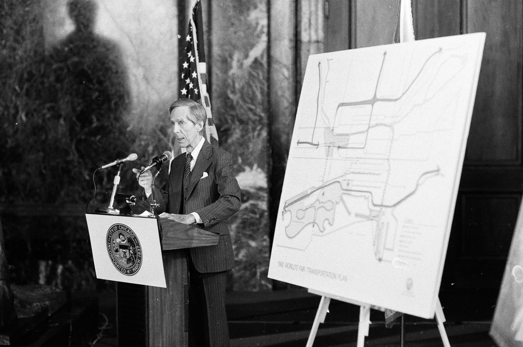 Plans for 1992 World's Fair - Pete Souza for Chicago Sun-Times