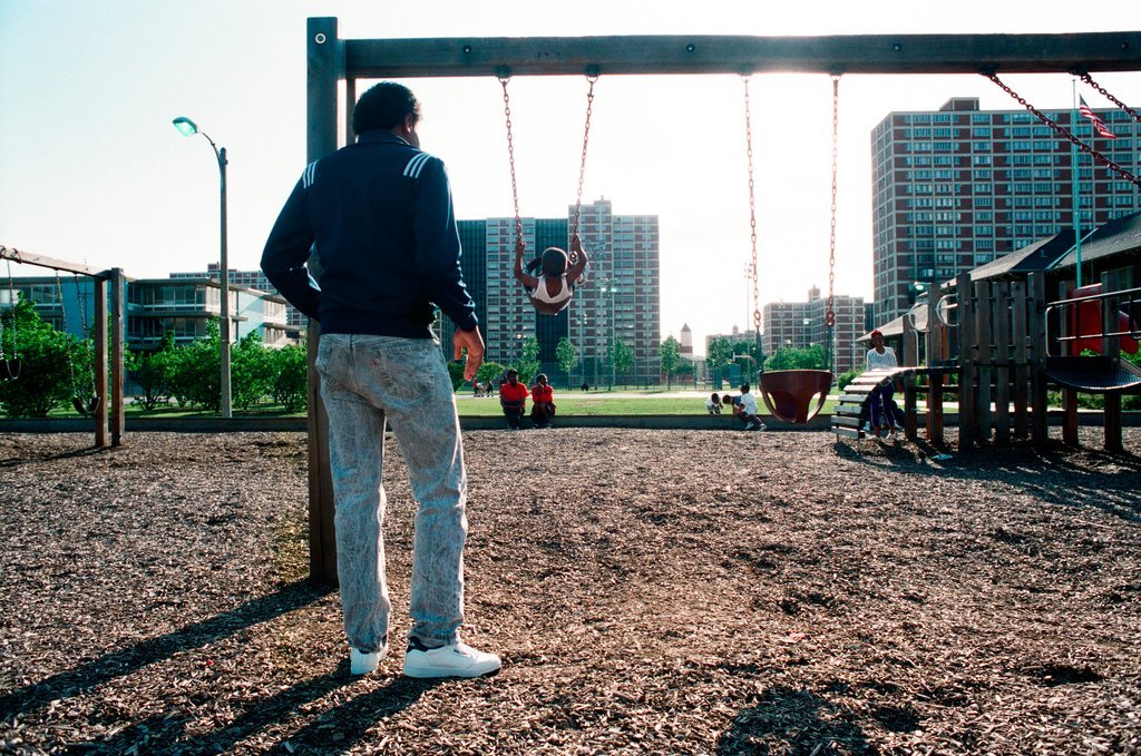 Playground at Cabrini Green - Chicago Sun-Times
