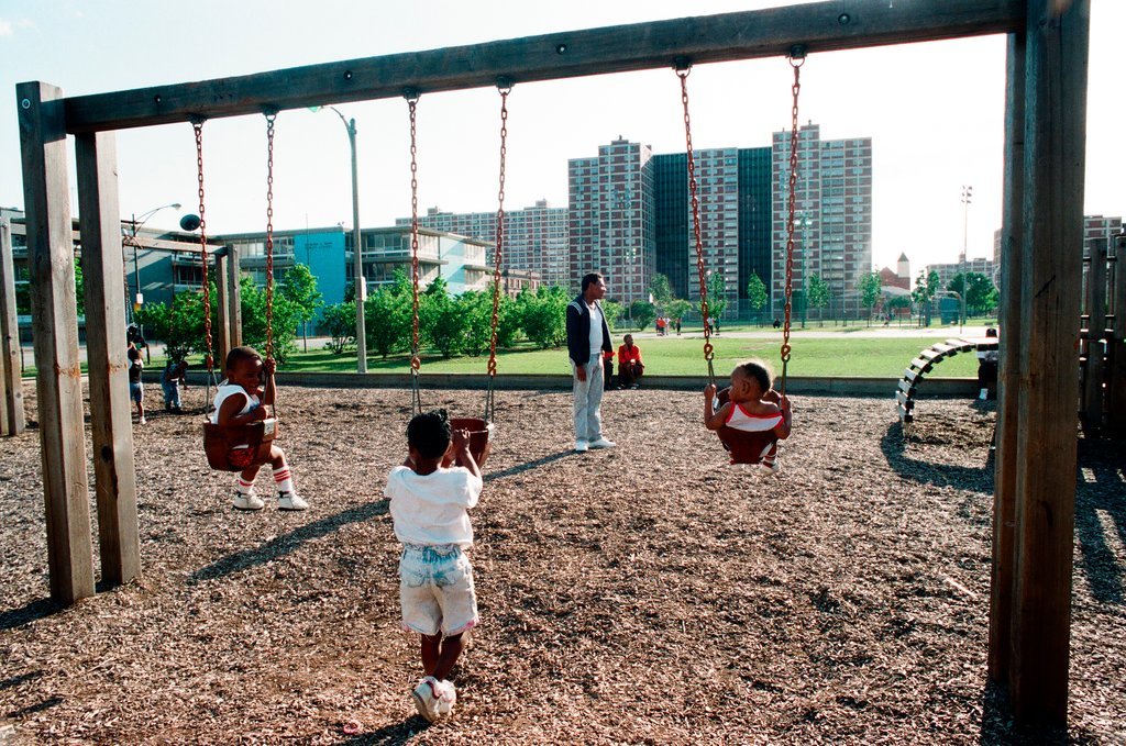 Playground at Cabrini Green - Chicago Sun-Times
