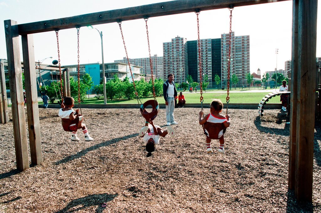 Playground at Cabrini Green - Chicago Sun-Times
