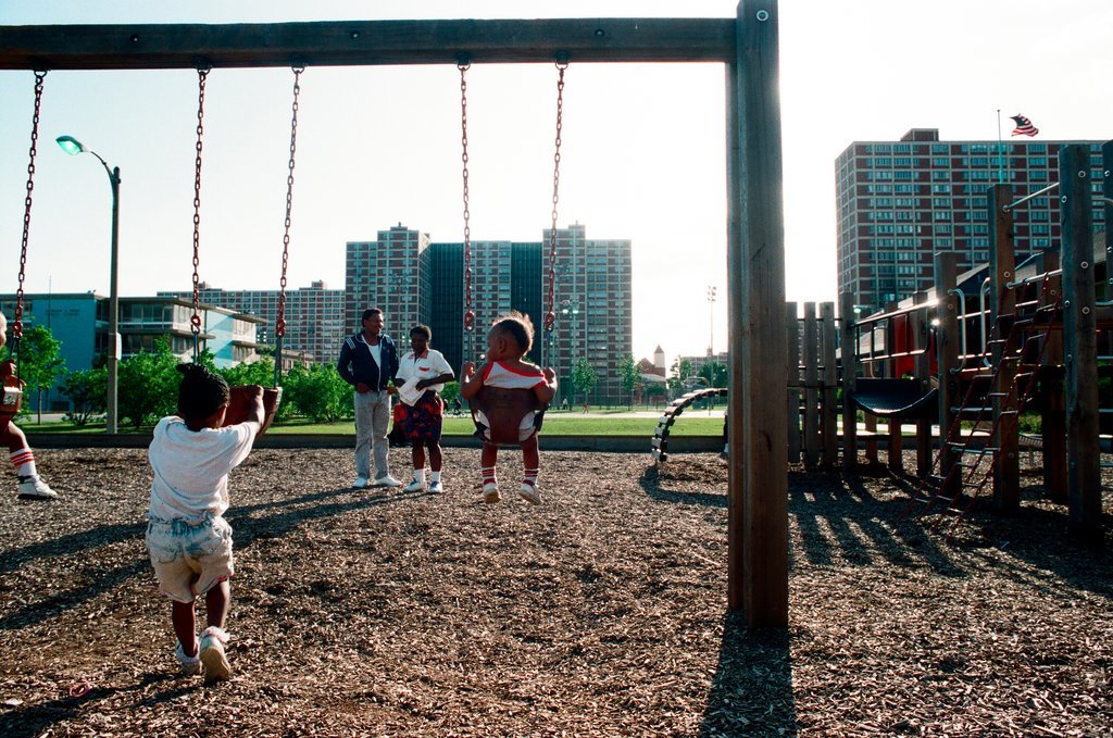 Playground at Cabrini Green - Chicago Sun-Times