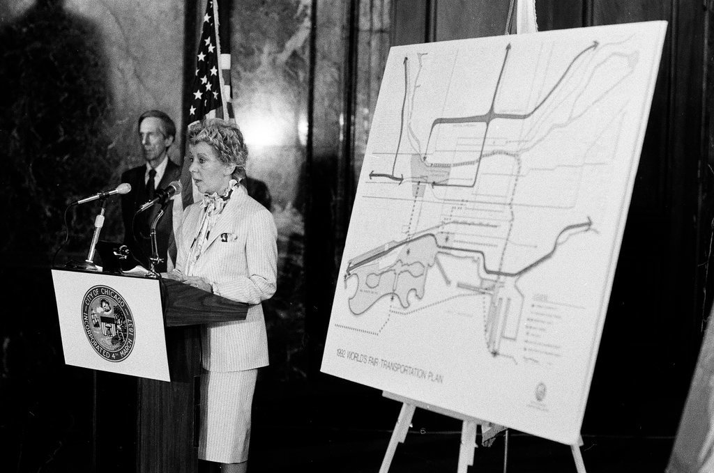 Plans for 1992 World's Fair - Pete Souza for Chicago Sun-Times