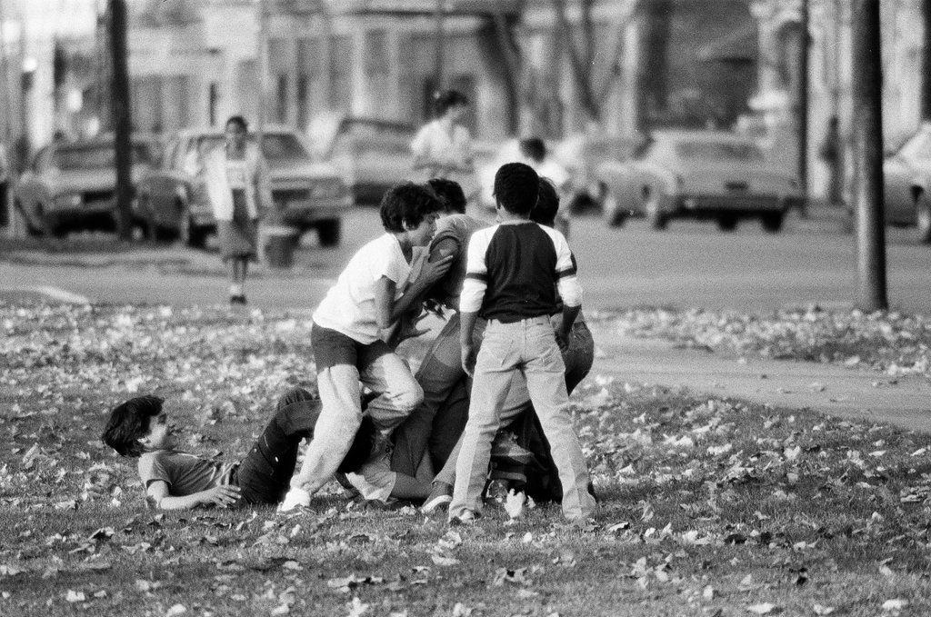People enjoying Humboldt Park in the fall - Chicago Sun-Times