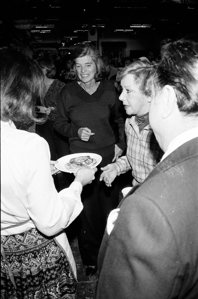 Eunice Kennedy Shriver attends Autumnfest with Mayor Jane Byrne - Randy B. Leffingwell for Chicago Sun-Times