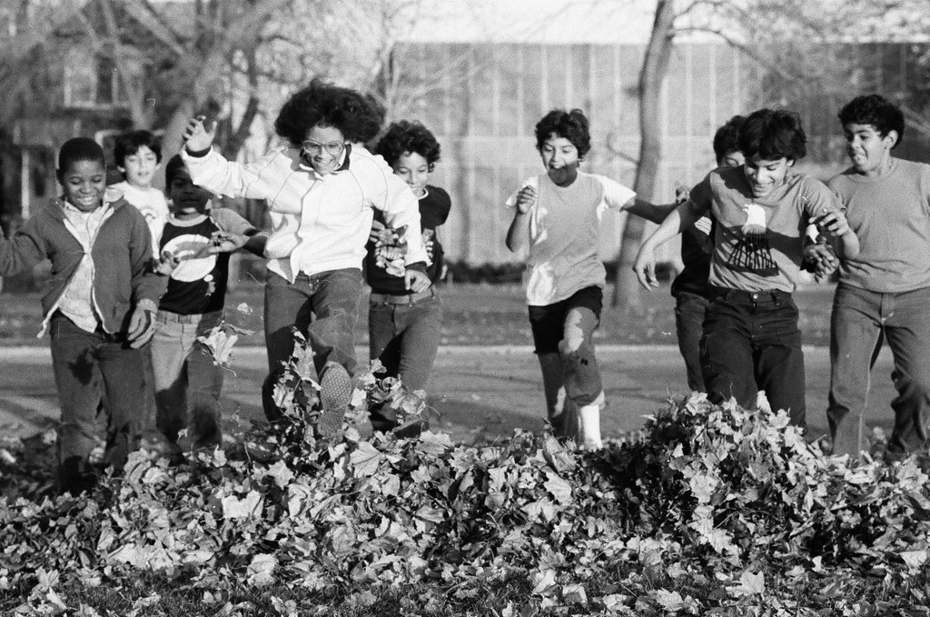 People enjoying Humboldt Park in the fall - Chicago Sun-Times