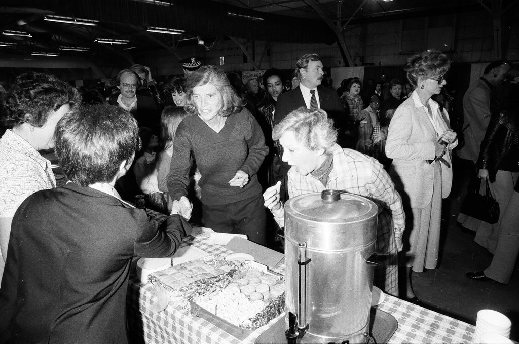 Eunice Kennedy Shriver attends Autumnfest with Mayor Jane Byrne - Randy B. Leffingwell for Chicago Sun-Times