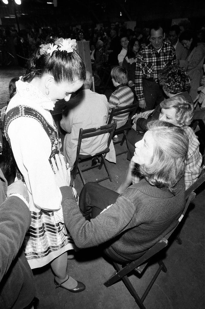Eunice Kennedy Shriver attends Autumnfest with Mayor Jane Byrne - Randy B. Leffingwell for Chicago Sun-Times