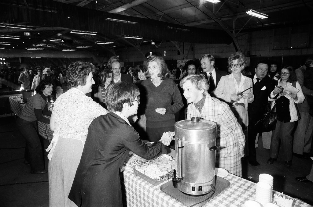 Eunice Kennedy Shriver attends Autumnfest with Mayor Jane Byrne - Randy B. Leffingwell for Chicago Sun-Times