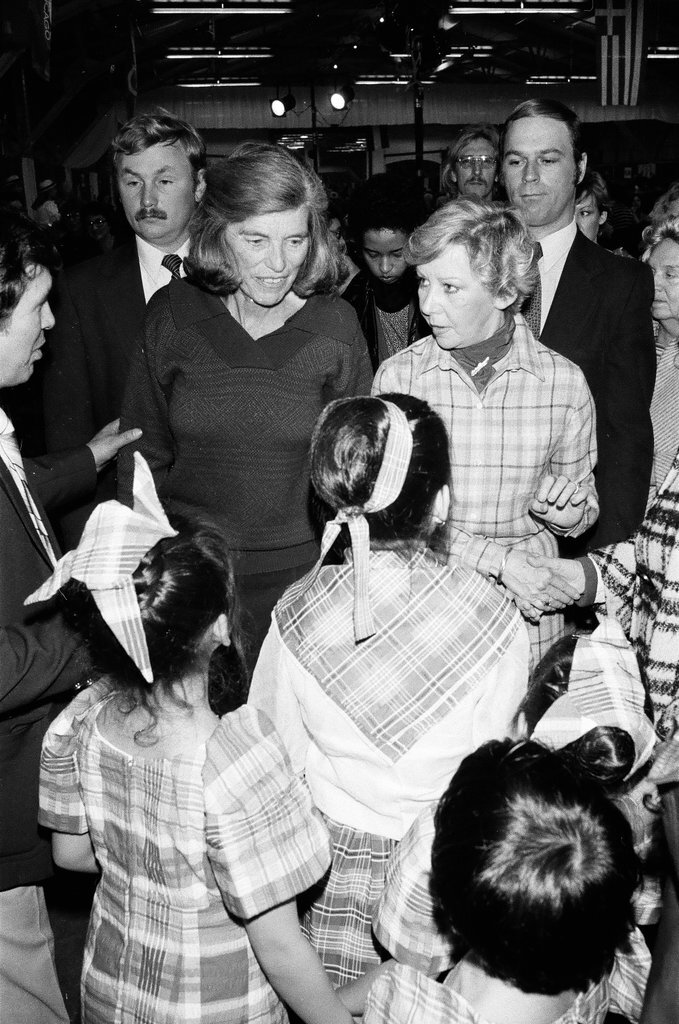 Eunice Kennedy Shriver attends Autumnfest with Mayor Jane Byrne - Randy B. Leffingwell for Chicago Sun-Times