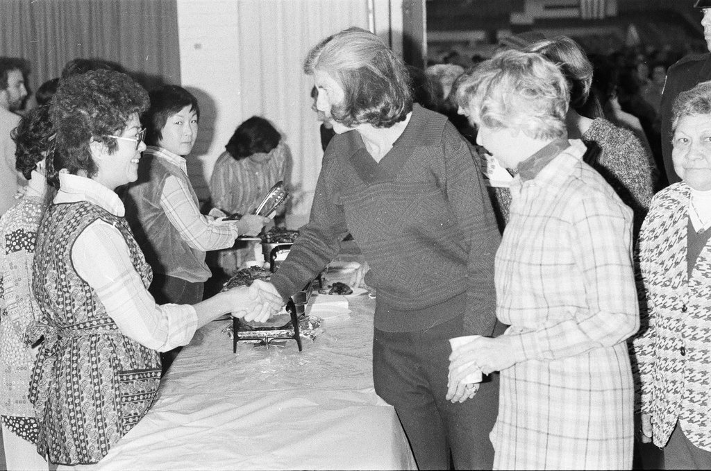 Eunice Kennedy Shriver attends Autumnfest with Mayor Jane Byrne - Randy B. Leffingwell for Chicago Sun-Times