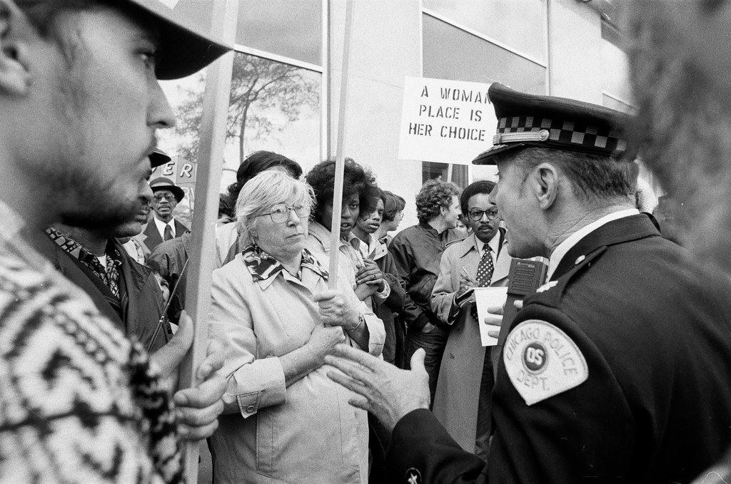 Atheist protest marchers - Bob (Robert) Black for Chicago Sun-Times