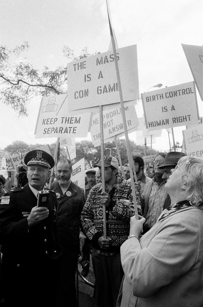 Atheist protest marchers - Bob (Robert) Black for Chicago Sun-Times