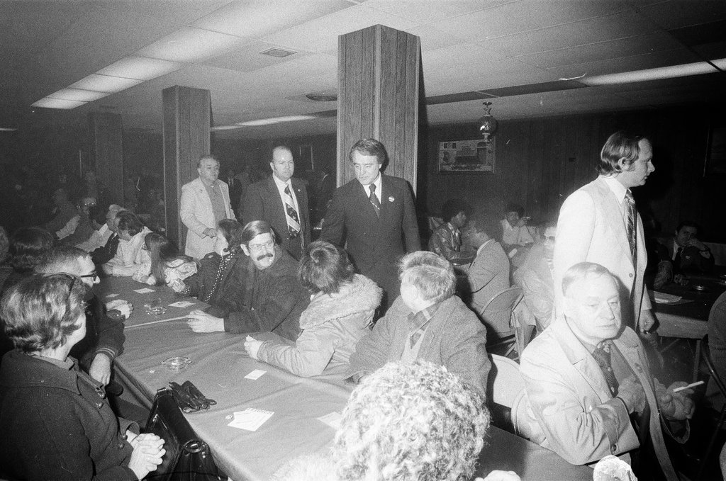 Sargent R. Shriver at 10th Ward Meeting - John H. White for Chicago Sun-Times