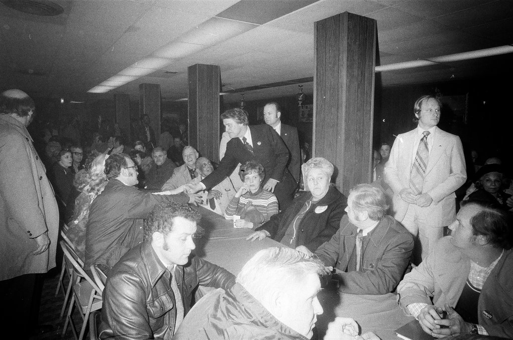 Sargent R. Shriver at 10th Ward Meeting - John H. White for Chicago Sun-Times