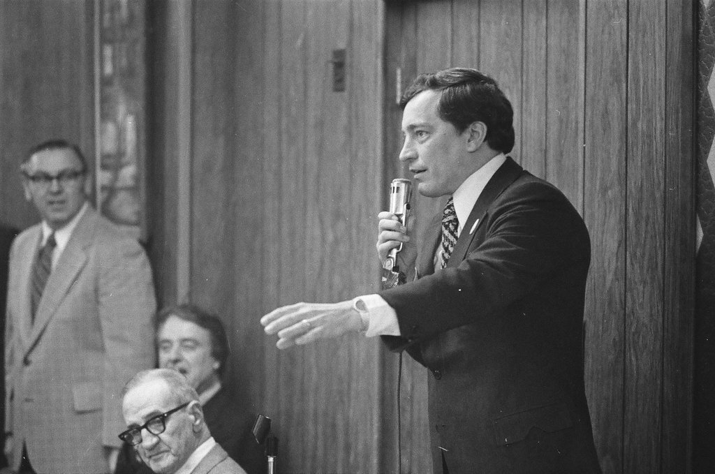 Sargent R. Shriver at 10th Ward Meeting - John H. White for Chicago Sun-Times