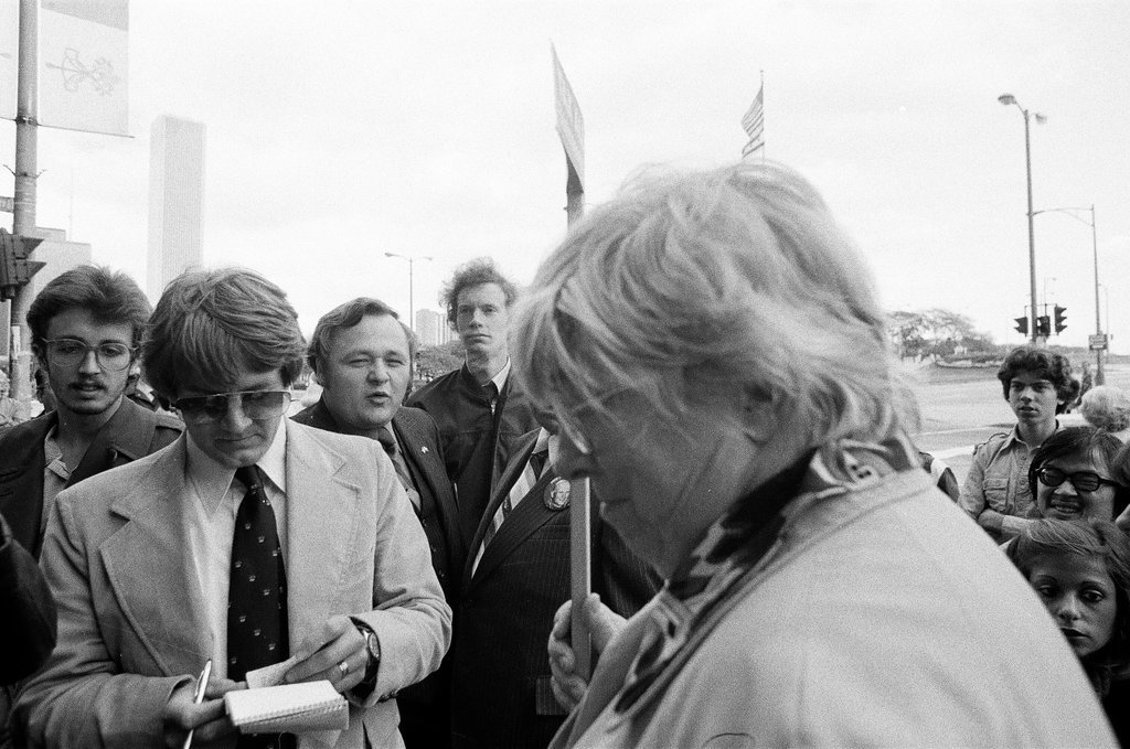 Atheist protest marchers - Bob (Robert) Black for Chicago Sun-Times