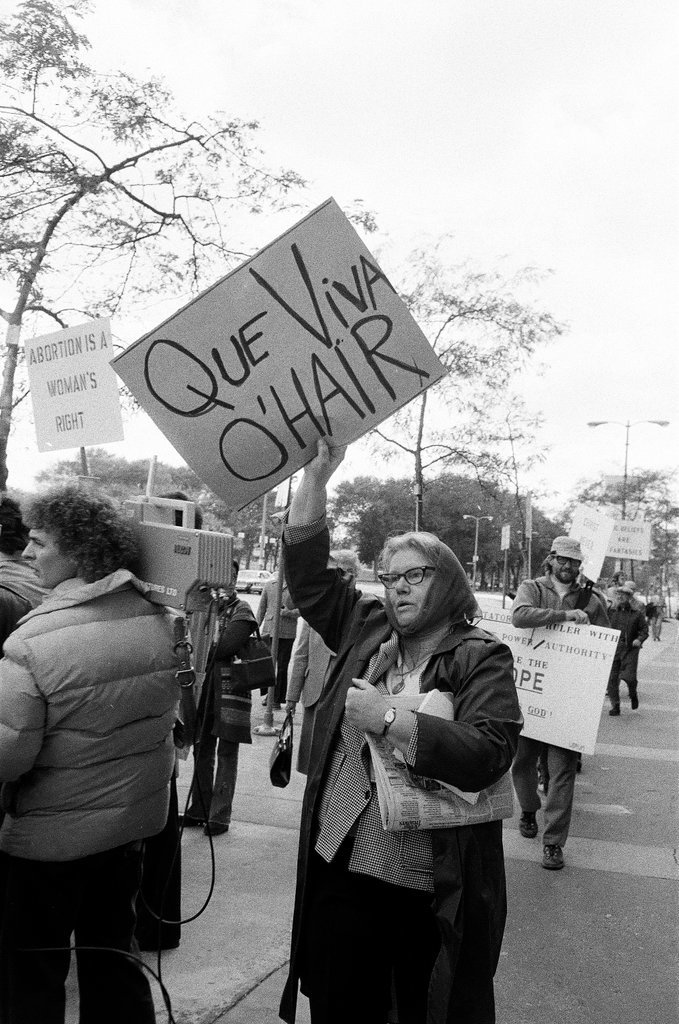 Atheist protest marchers - Bob (Robert) Black for Chicago Sun-Times