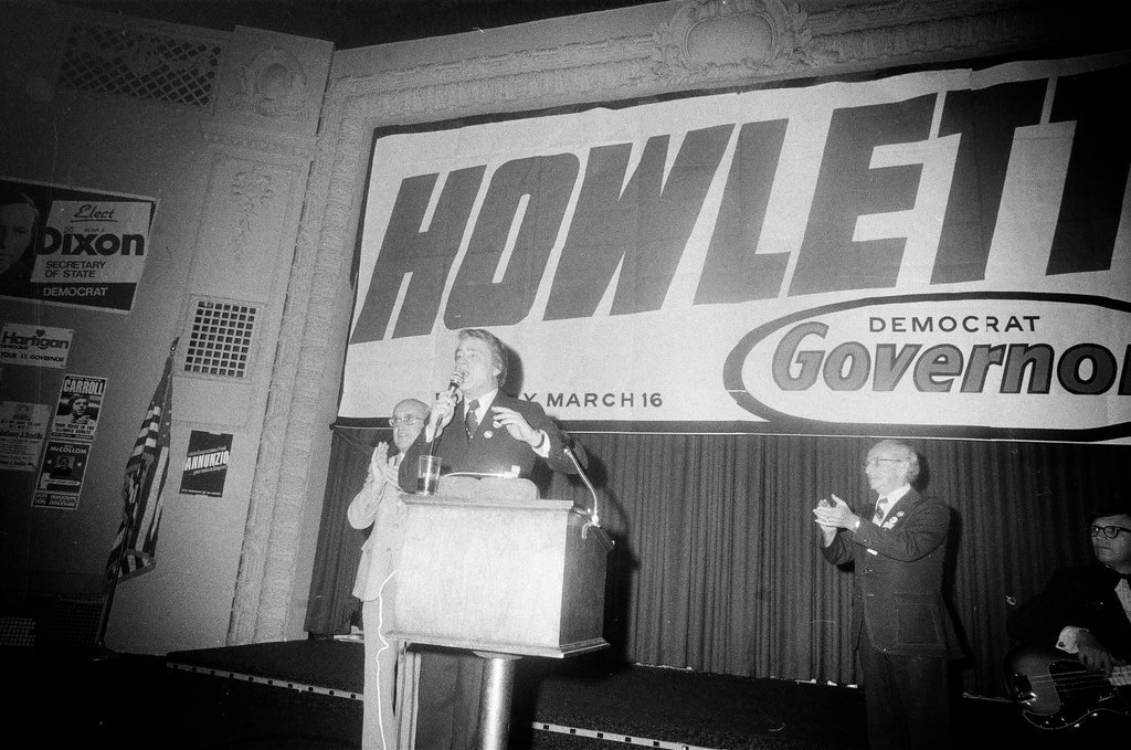 Sargent R. Shriver at 10th Ward Meeting - John H. White for Chicago Sun-Times