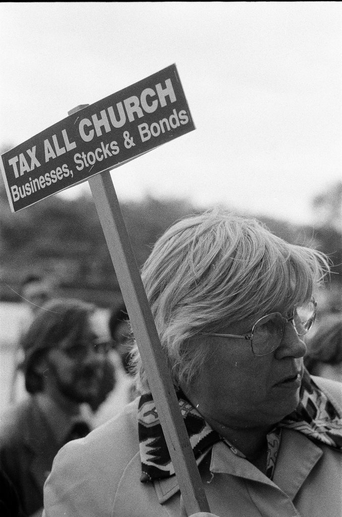 Atheist protest marchers - Bob (Robert) Black for Chicago Sun-Times