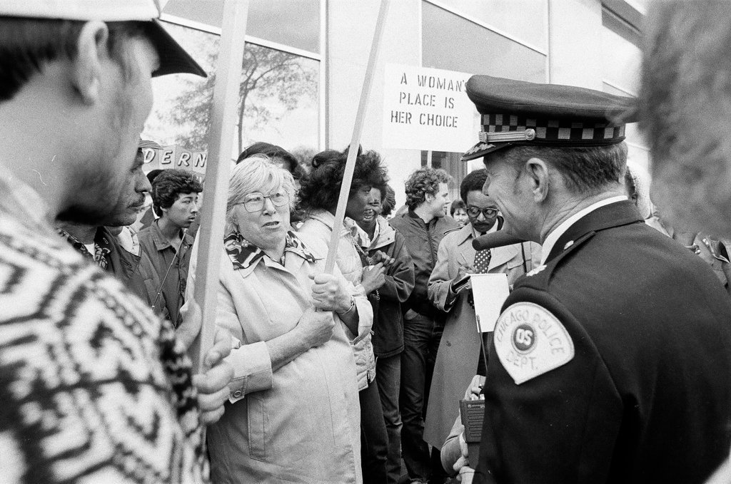 Atheist protest marchers - Bob (Robert) Black for Chicago Sun-Times